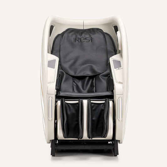 Massagestoel iRest R-Pass T103 in moderne openbare ruimte met contactloze betaalfunctie