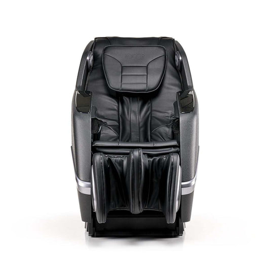 Massagestoel iRest Chillin Open A360-31 zwarte moderne massagestoel met zero gravity en armmassage voor ontspanning