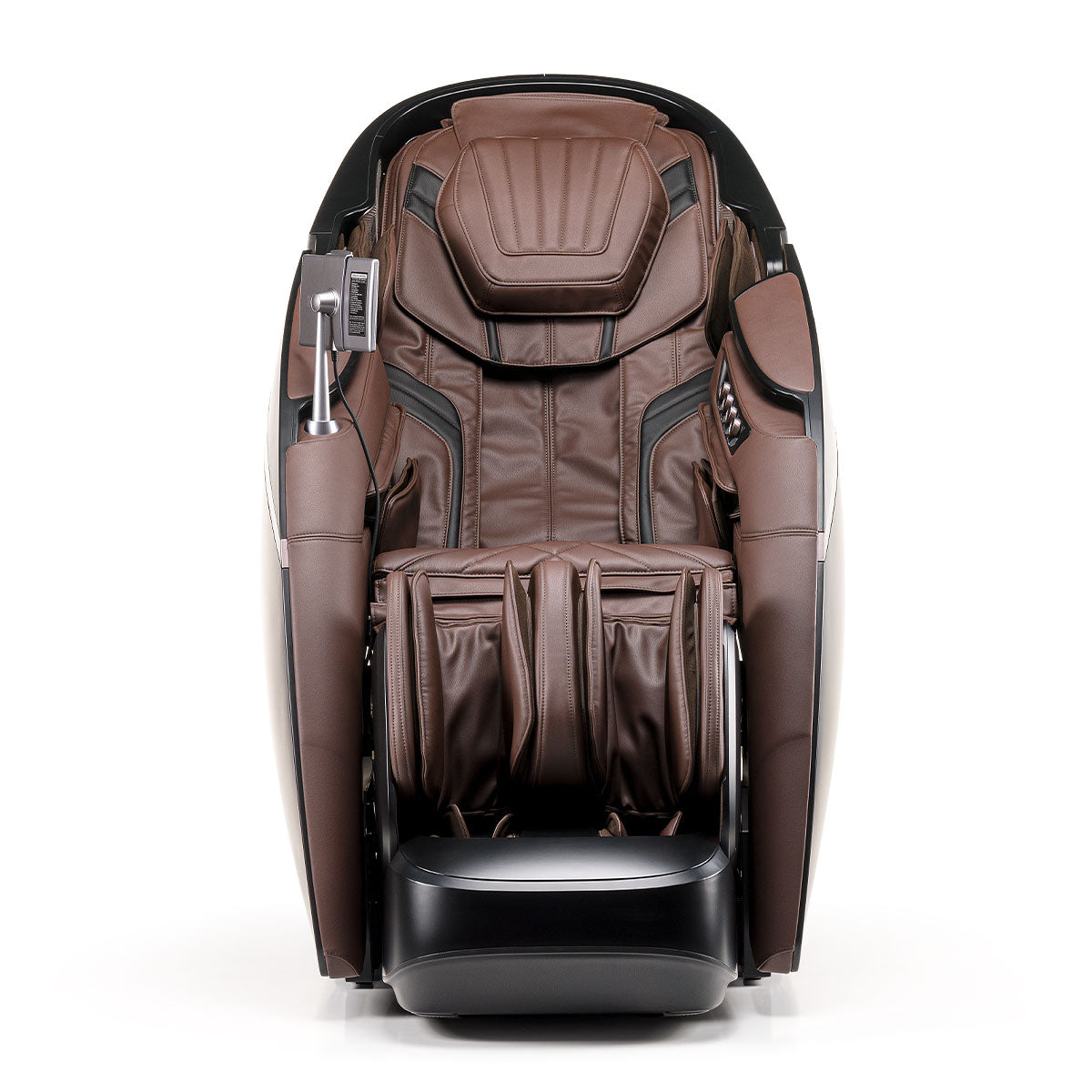 Luxueuze bruine iRest Maesthron massagestoel met hoogtechnologisch design