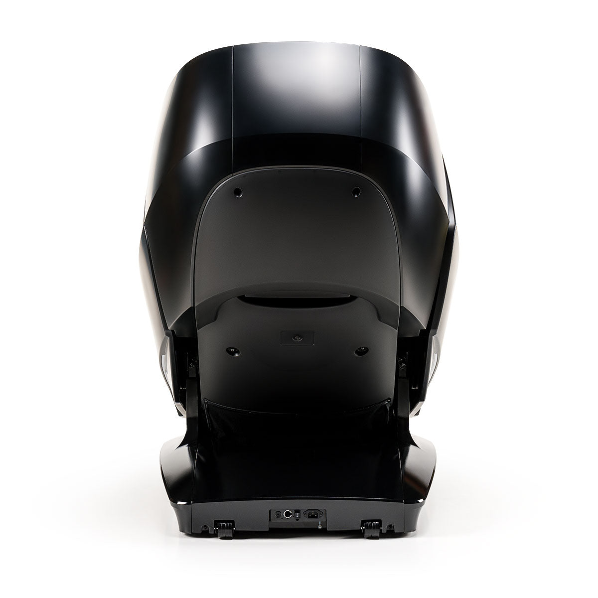 Zwart plastic autostoeltje met ergonomisch design van de iRest Brillactiq massagestoel