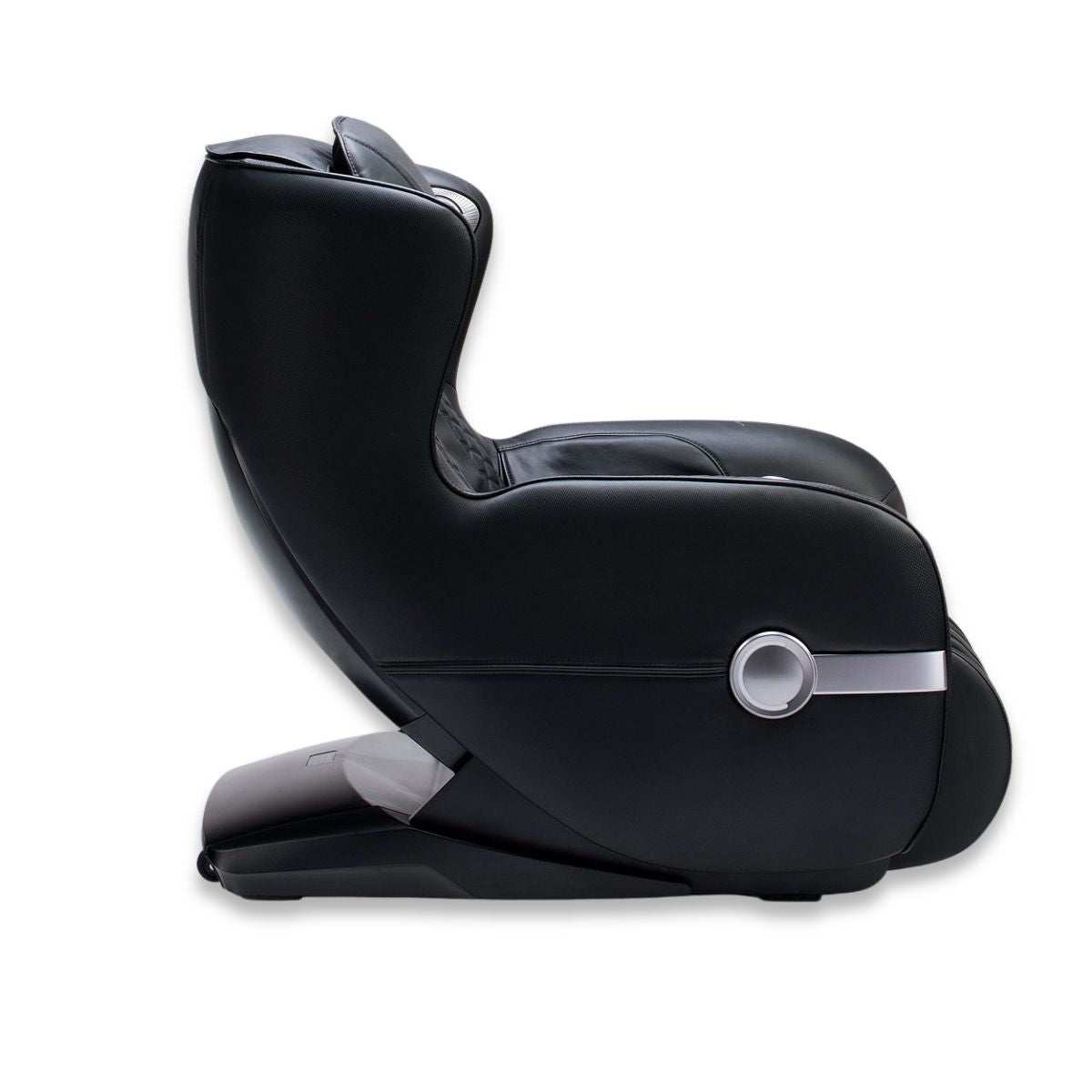 Zwarte leren Massagestoel Massaggio Bello met ergonomisch ontwerp en automatische massageprogramma's voor ultieme ontspanning