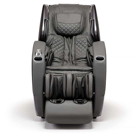 Moderne zwarte en grijze Massagestoel Massaggio Stravagante 2 met zero gravity functie voor ultieme ontspanning