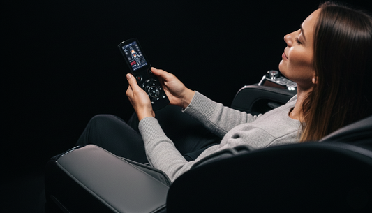 Massagestoel met geavanceerde technologie en slimme functies uitgelegd