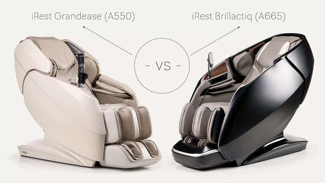 Vergelijking van Brillactiq en Grandease iRest modellen met extra functies