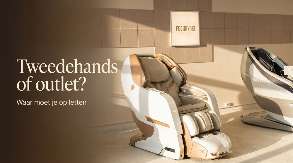 Tweedehands massagestoel of outletmodel kopen – New Comfort showroom