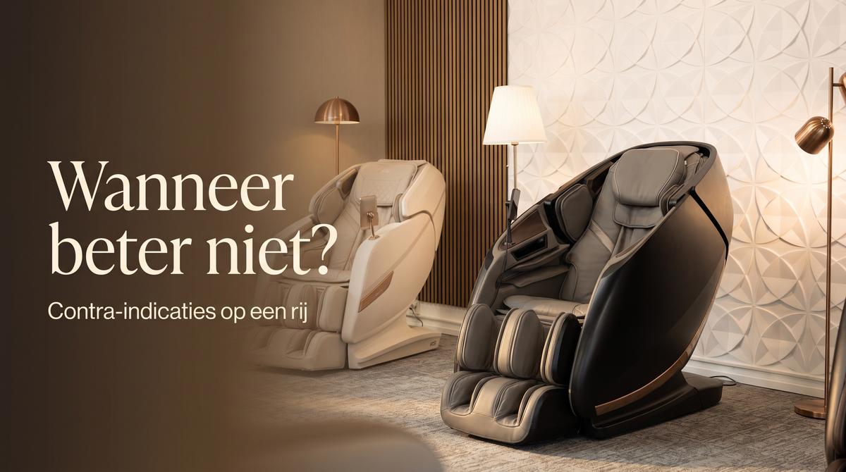 Wanneer gebruik je geen massagestoel – contra-indicaties, New Comfort showroom