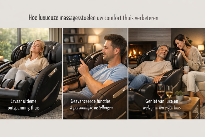 Hoe luxueuze massagestoelen uw comfort thuis verbeteren