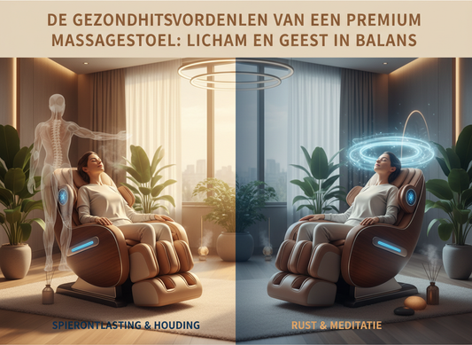 Premium massagestoel voor balans tussen lichaam en geest met gezondheidsvoordelen