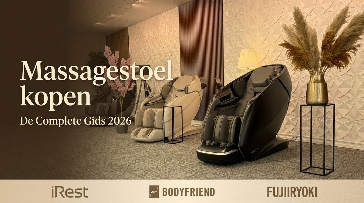 Massagestoel kopen – complete gids 2026 met massagestoelen in de New Comfort showroom