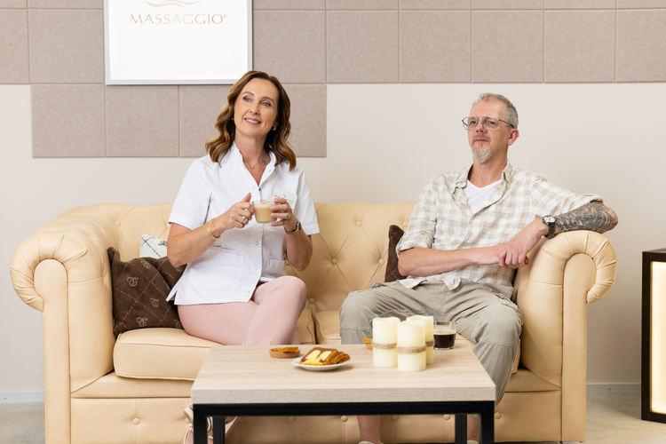 Persoonlijk adviesgesprek met koffie in de New Comfort showroom