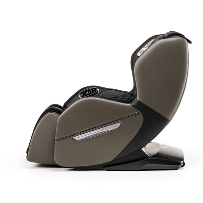 Slechte, moderne iREST EASYQ massagestoel in taupe en zwart voor ultieme ontspanning